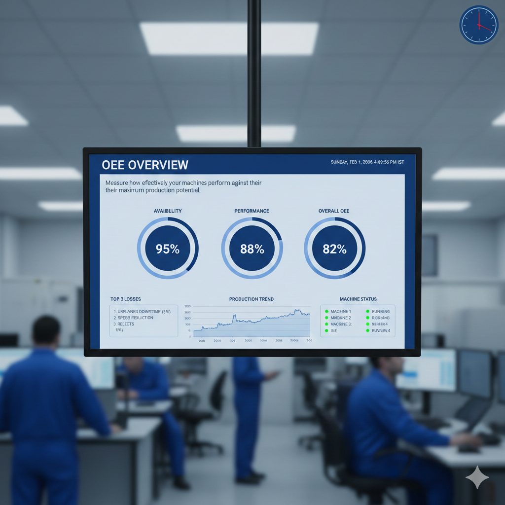 Max Oee Machine RovoAutomation - IoT & Automation Solutions